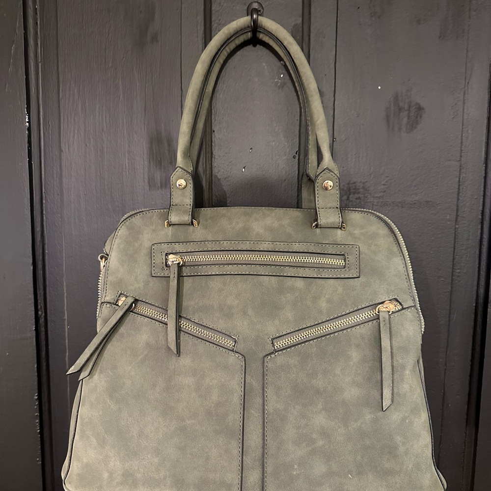 Olive Green Satchel